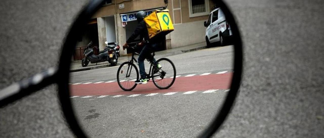 Un rider de Glovo.