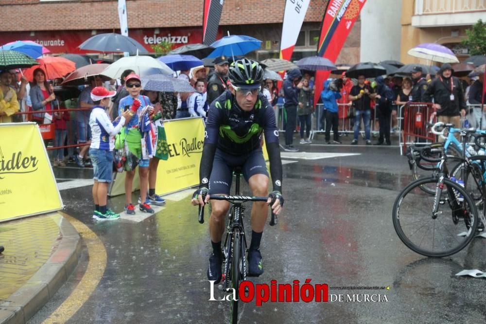 Salida de la Vuelta Ciclista a España desde Lorca