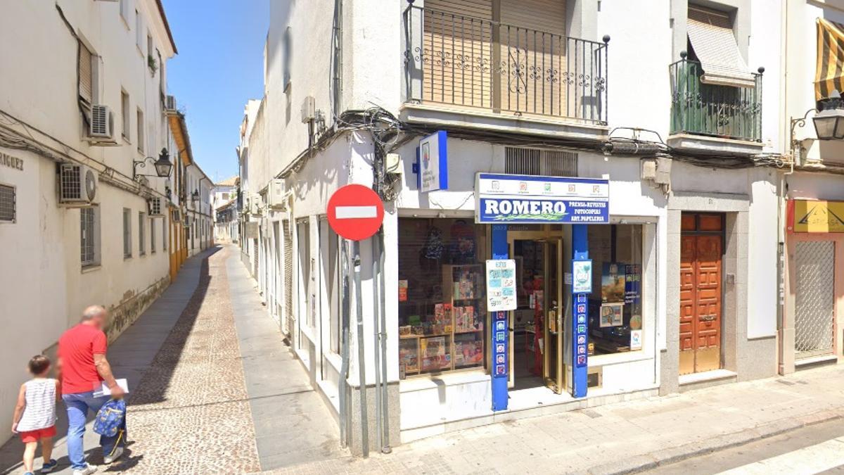 Despacho receptor número 27.005, situado en María Auxiliadora, 2, en una imagen de Google Street View.