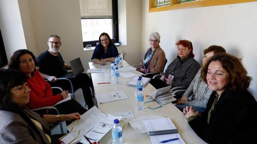 La reunión de trabajo celebrada ayer.