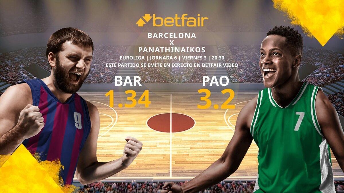 Barça Basket vs. Panathinaikos BC: horario, TV, estadísticas, clasificación y pronósticos