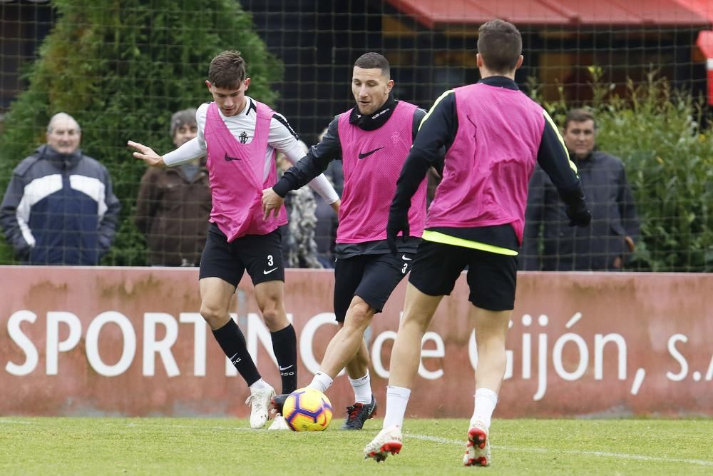 Entrenamiento del Sporting