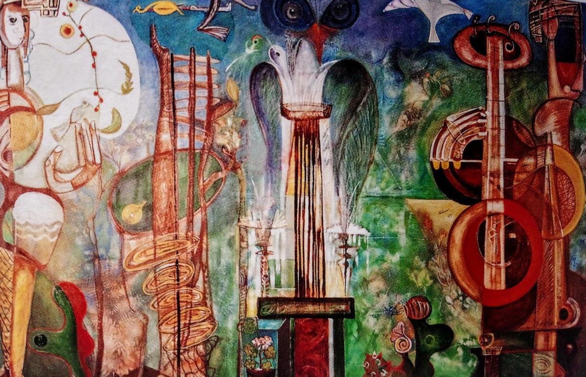 "El jardín", de Juan Falcón.