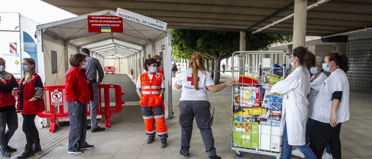 El hospital de campaña ha abierto sus puertas este viernes