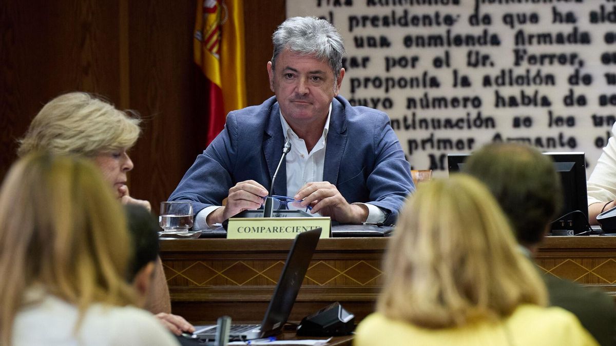 El administrador único de Servinabar 200, Joseba Antxon Alonso Egurrola, en el Senado.