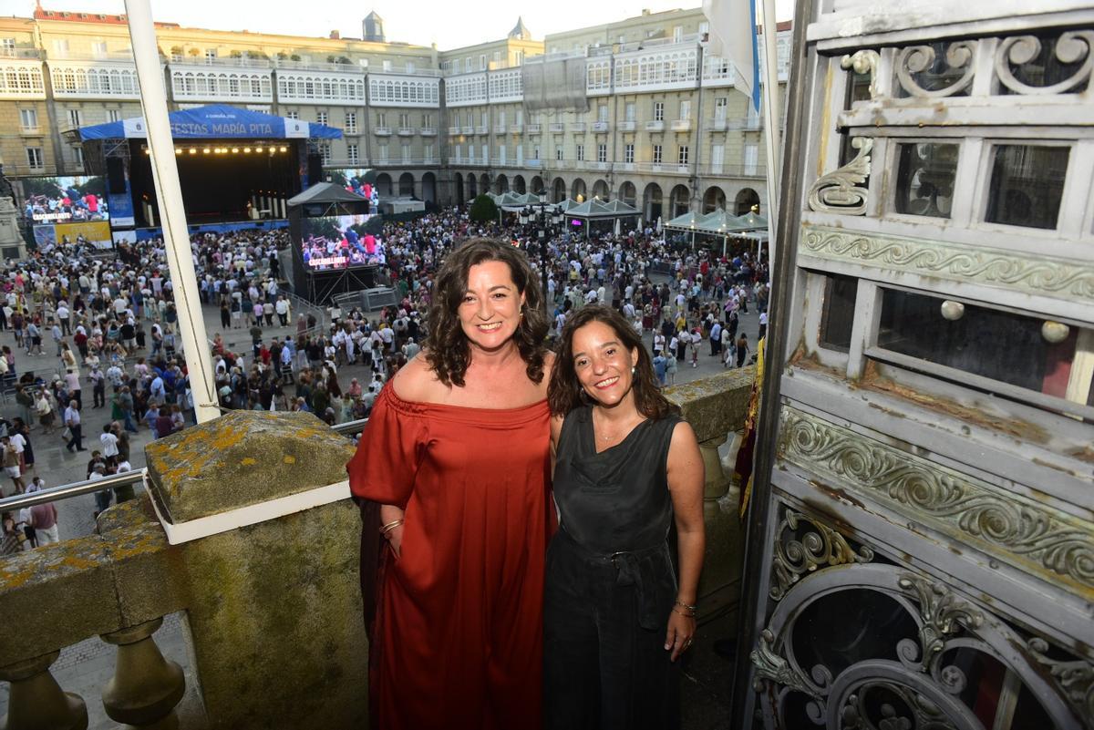 Pregón de la actriz Lucía Veiga que abre la fiestas de María Pita en A Coruña