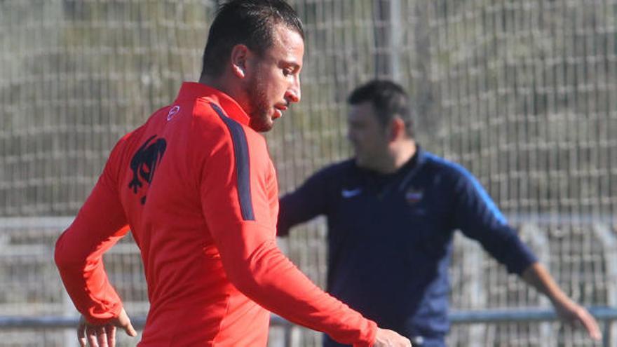 Nabil, en un entrenamiento en Buñol.