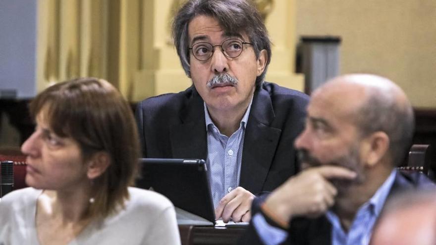 Xavier Pericay, portavoz de Cs, ayer en el pleno del Parlament.