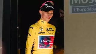 Katarzyna Niewiadoma, nueva líder del Tour femenino tras la caída de Vollering