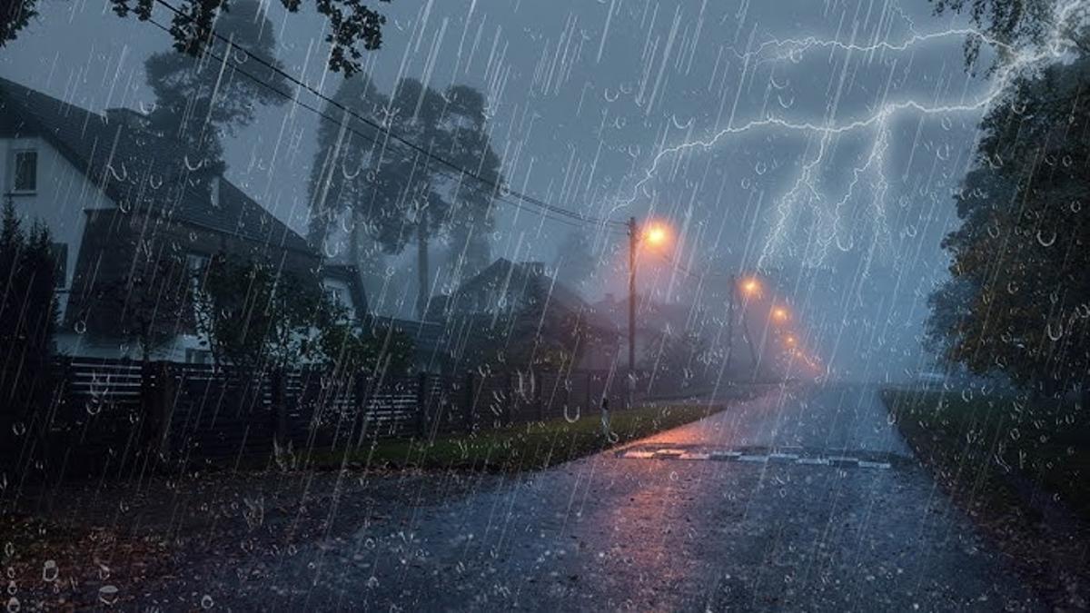 La lluvia tiene un vago secreto de ternura, algo de somnolencia resignada y amable