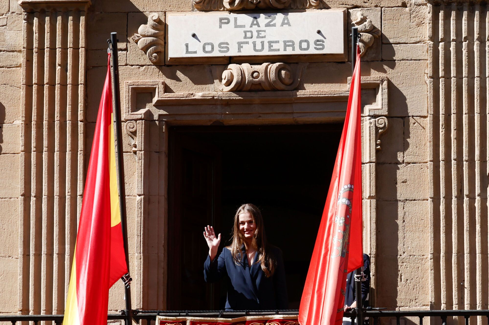 EN IMÁGENES: Leonor se da un baño de multitudes en su estreno como Princesa de Viana