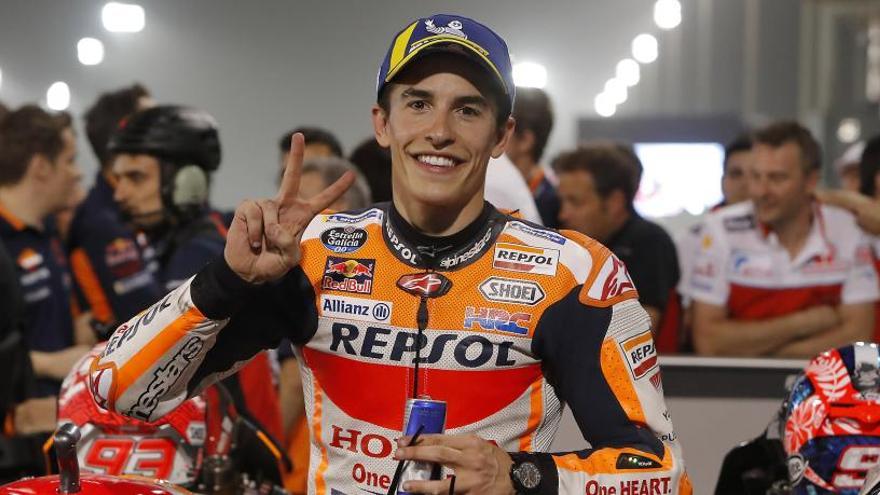 Márquez va ser segon a Qatar.