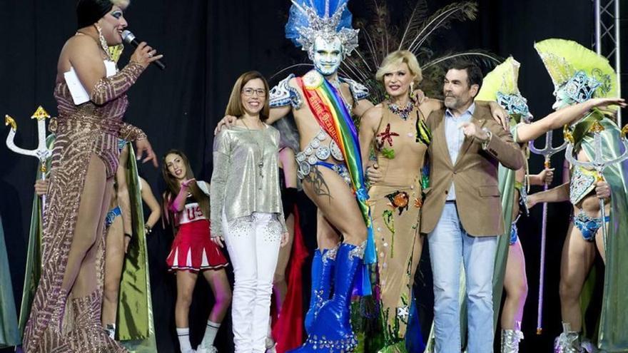 Drag Sirio, alter ego del murciano Rubén López, primera Reina Drag-Queen del Carnaval de Cartagena.