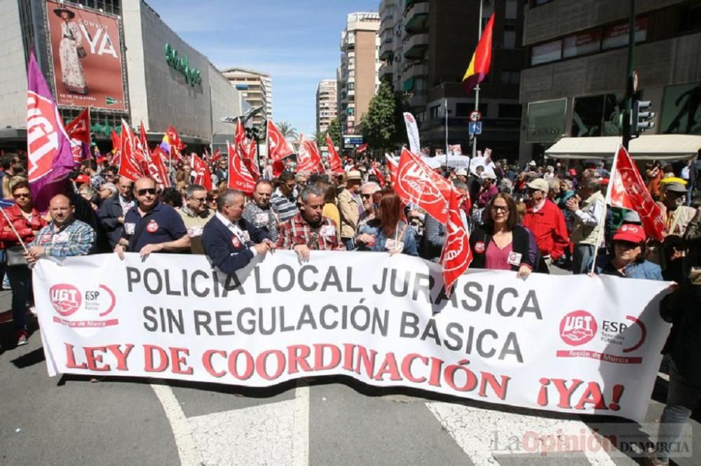 Manifestación del 1 de mayo en Murcia