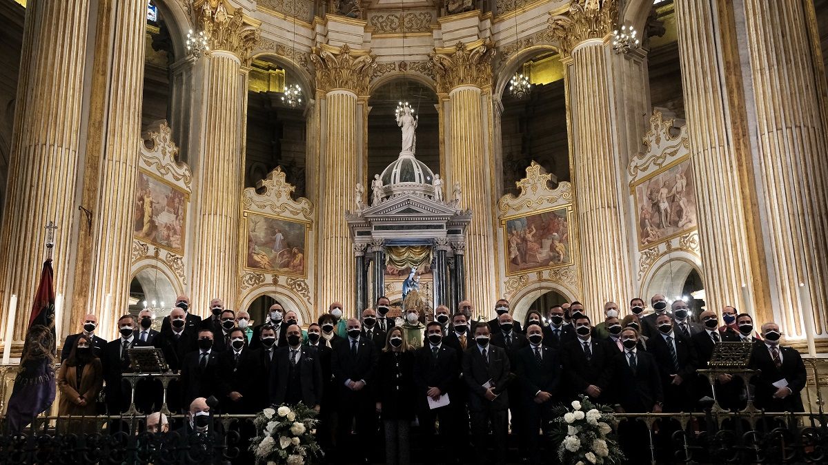 Misa de apertura de los actos del centenario de la Agrupación de Cofradías