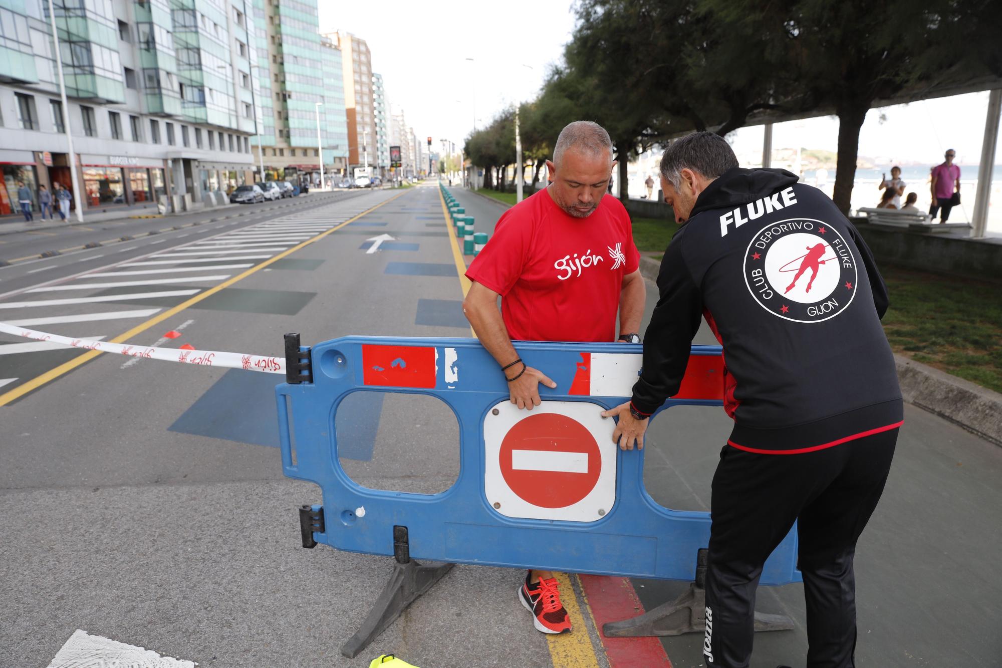 En imágenes: Jornada de actividades en el "cascayu" por la Semana Europea de la Movilidad