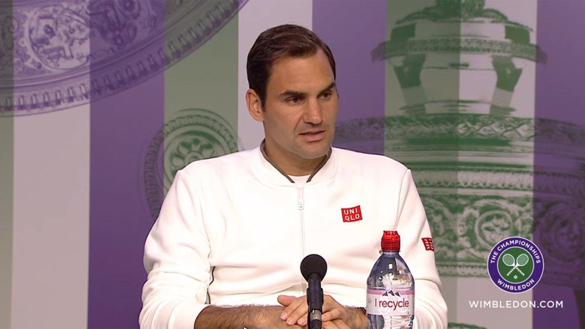 Federer admitió sentirse agotado tras el partido