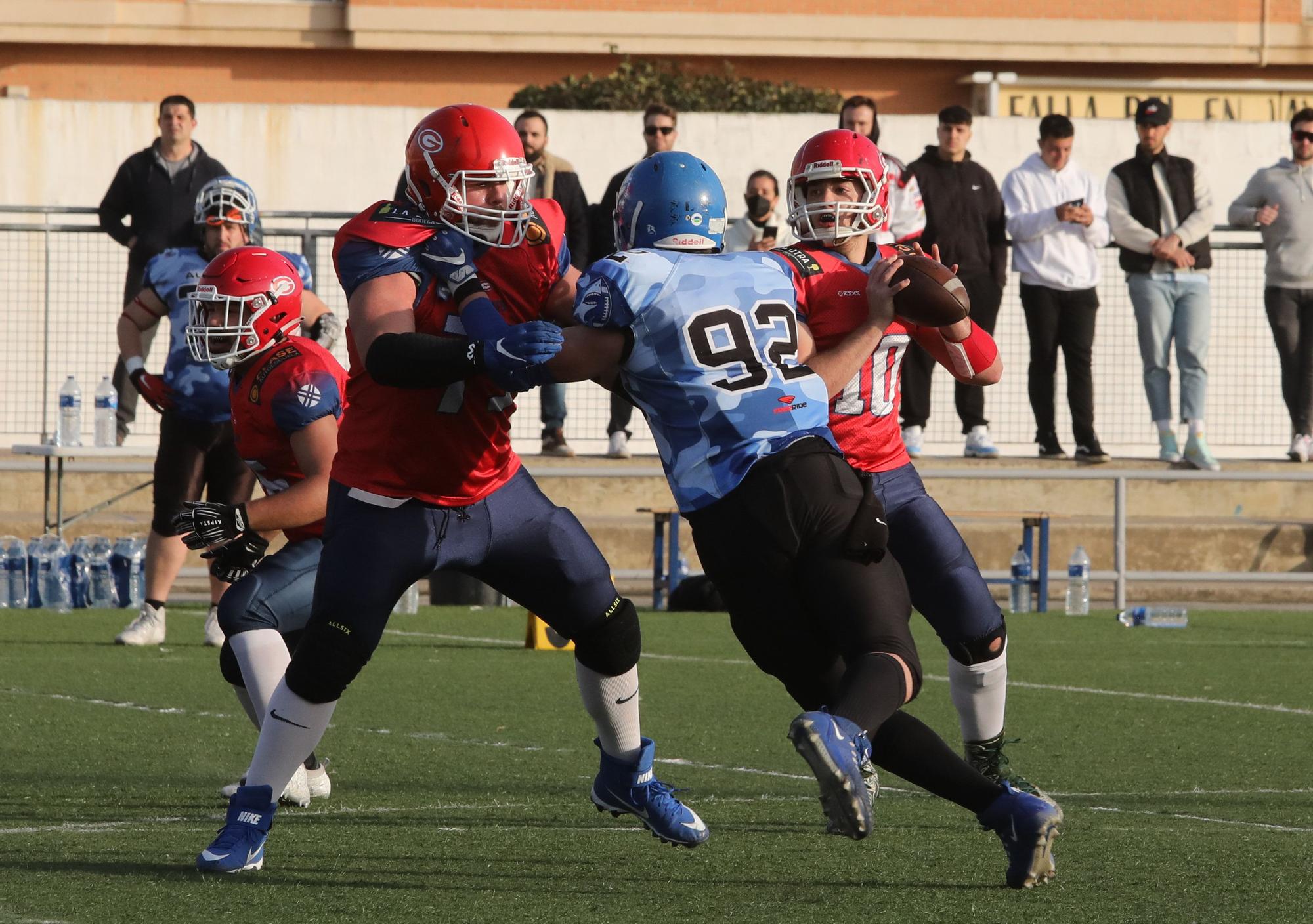 Valencia Giants contra Alicante Sharks de LNFA Serie B