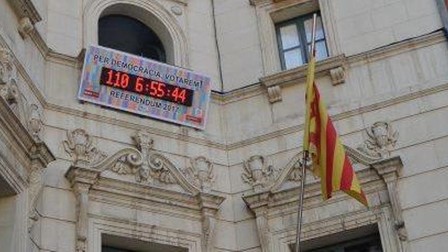 Berga fa el compte enrere per al referèndum