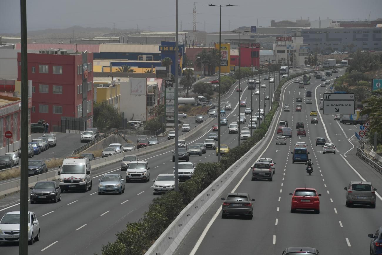 Operación salida del 'puente' de agosto en Gran Canaria