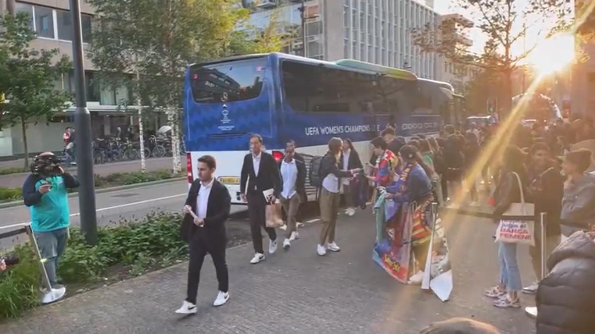 ¡El Barça ya está en el hotel de concentración de Eindhoven!