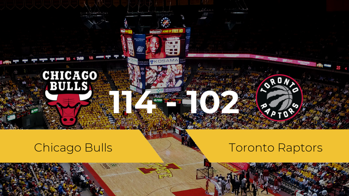 Chicago Bulls logra la victoria frente a Toronto Raptors por 114-102
