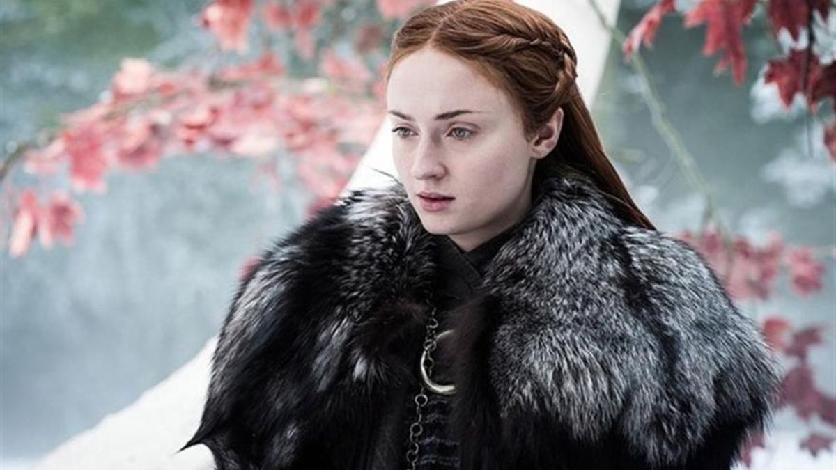 Sophie Turner, como Sansa Stark en 'Juego de tronos'.