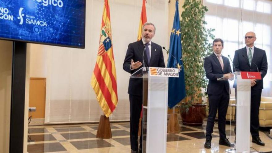 Azcón anunció la inversión de 2.600 millones de euros.  | SERVICIO ESPECIAL