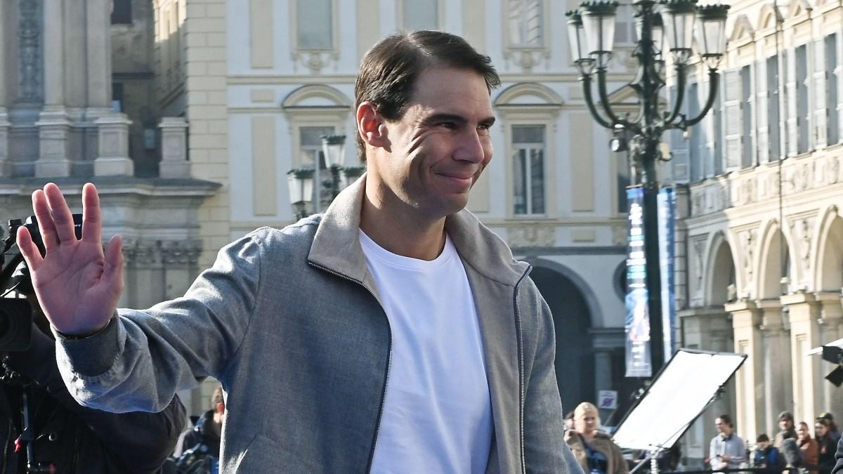 Nadal, durante el Media Day en Turín