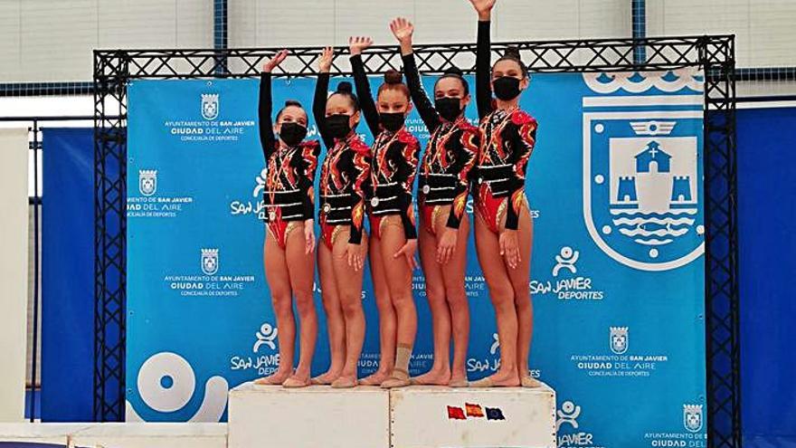 La gimnasia rítmica regional inicia la temporada en San Javier | FGRM