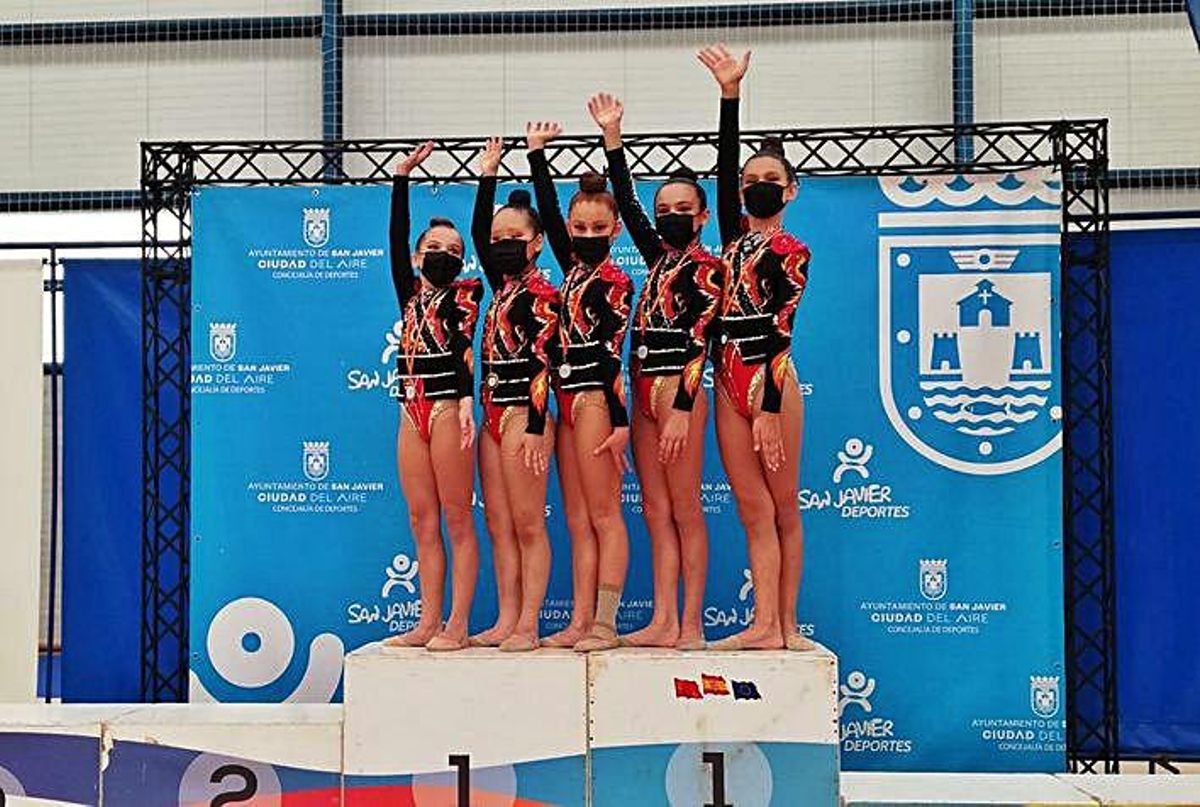 La gimnasia rítmica regional inicia la temporada en San Javier | FGRM