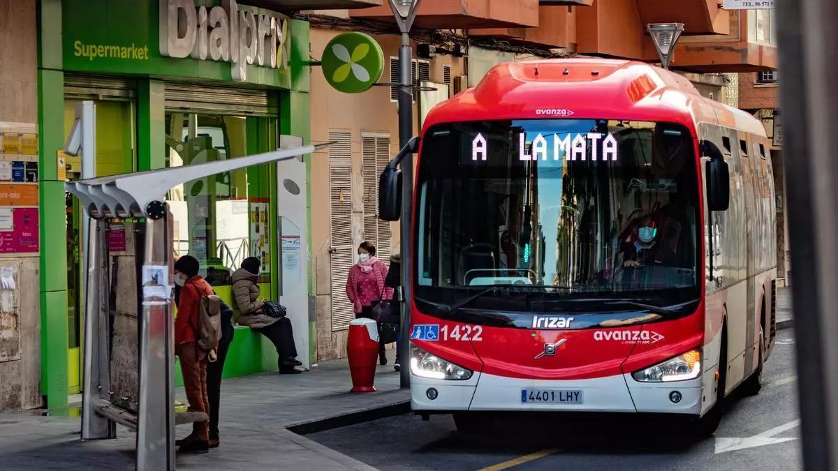 Autobús de Avanza, en una imagne de archivo en Torrevieja