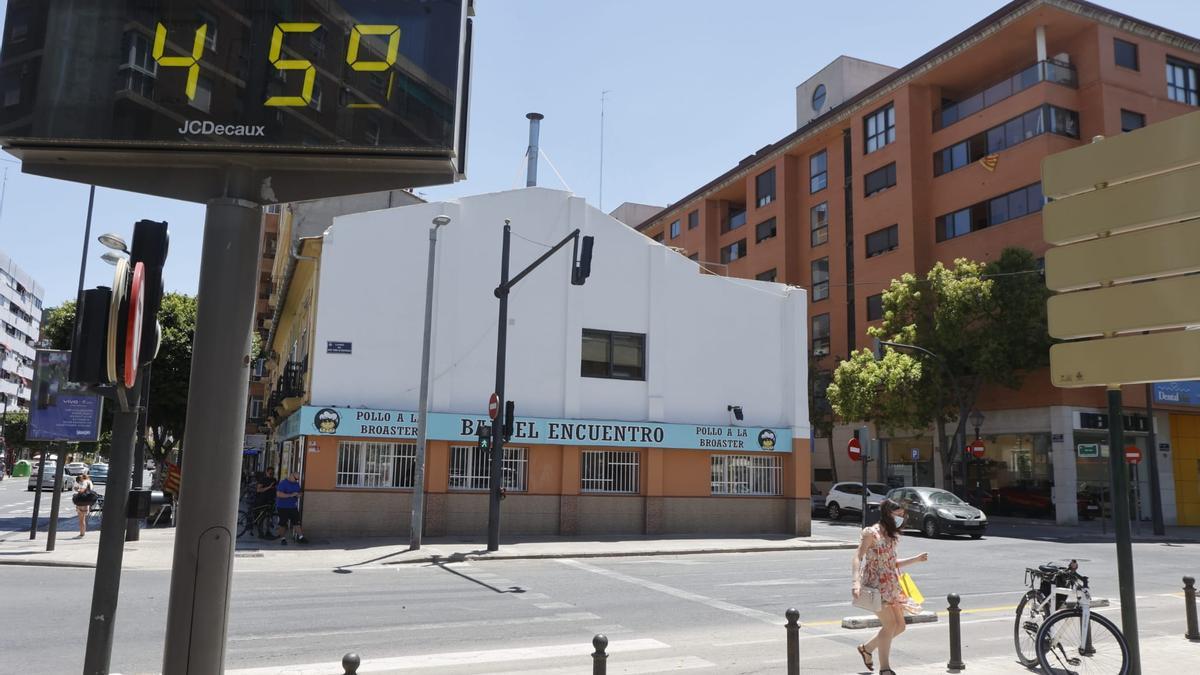 Calor en Valencia.