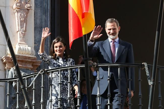 Los Reyes asisten al encuentro con la Corporación Municipal de Écija
