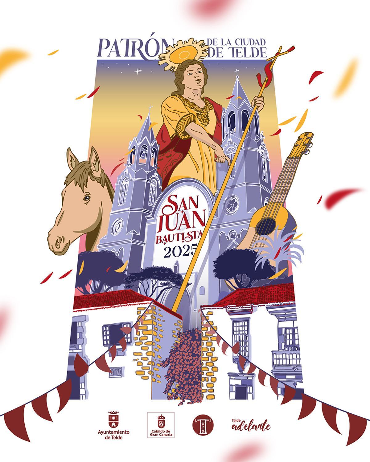 Cartel para las fiestas de San Juan en Telde