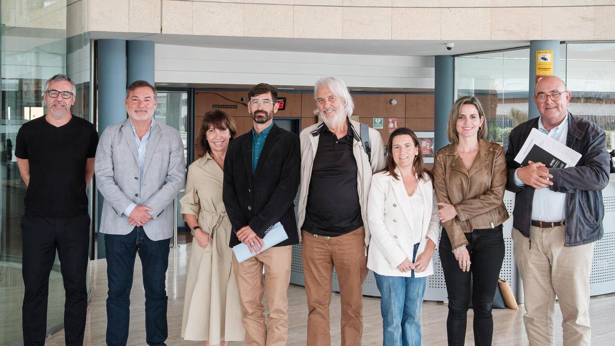 Los participantes de la mesa de expertos, en las instalaciones de Diario de Ibiza.