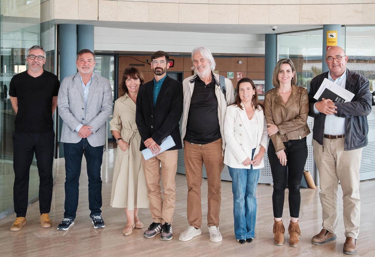 Los participantes de la mesa de expertos, en las instalaciones de Diario de Ibiza.