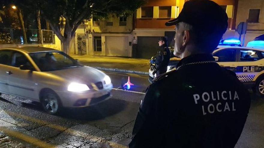 La Nochevieja en Elche se saldó con 47 actas por botellones