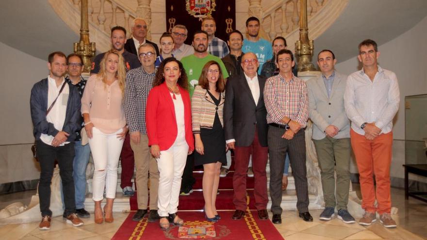 Los galardonados de los premios ayer tras las deliberaciones del jurado