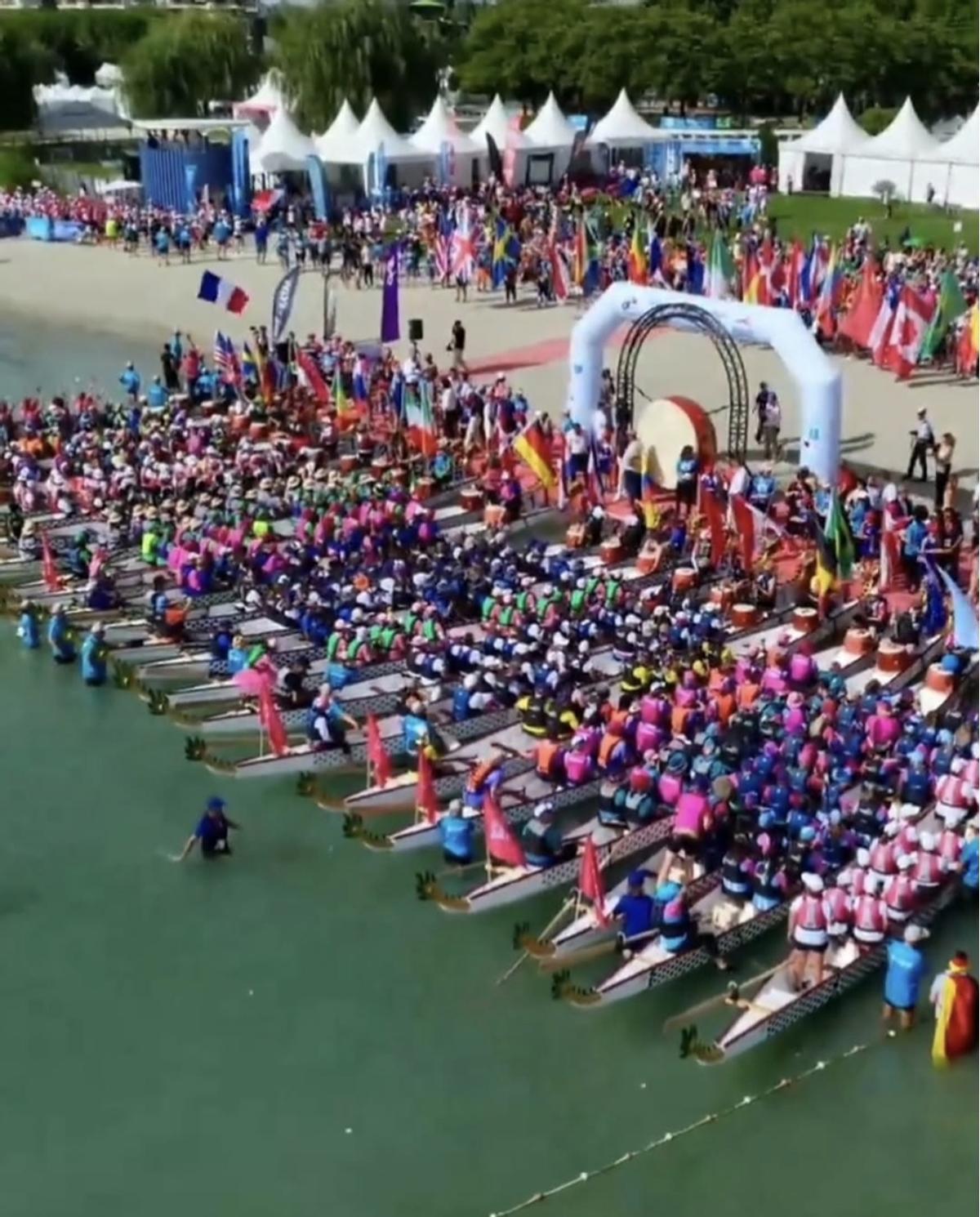 España hace historia en Aix-les-Bains con Las Dragonas de Sevilla entre las mejores del Dragon Boat