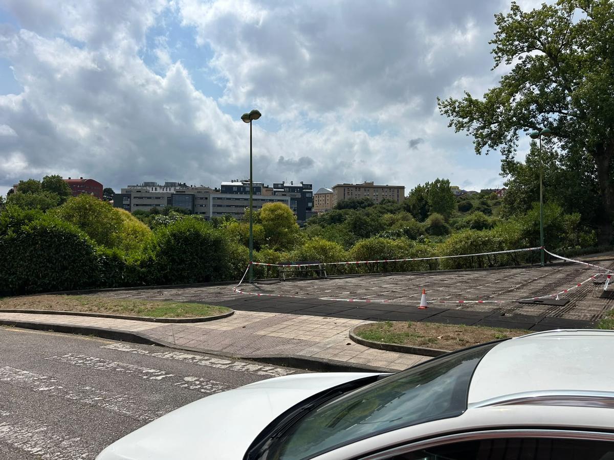 La zona sur de Jardín de Cantos, donde se construirá un parque