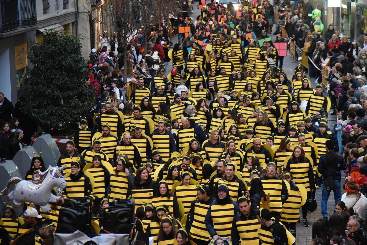 Desfile del carnaval en Huesca en una imagen de archivo.