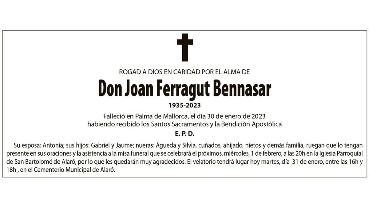 Joan Ferragut Bennasar