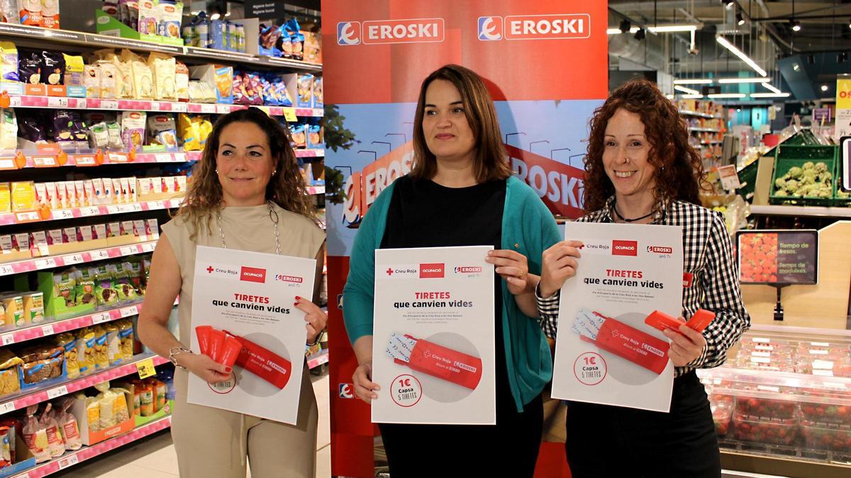 EROSKI presenta la campaña solidaria ‘Tiritas que cambian vidas’ a beneficio de Cruz Roja