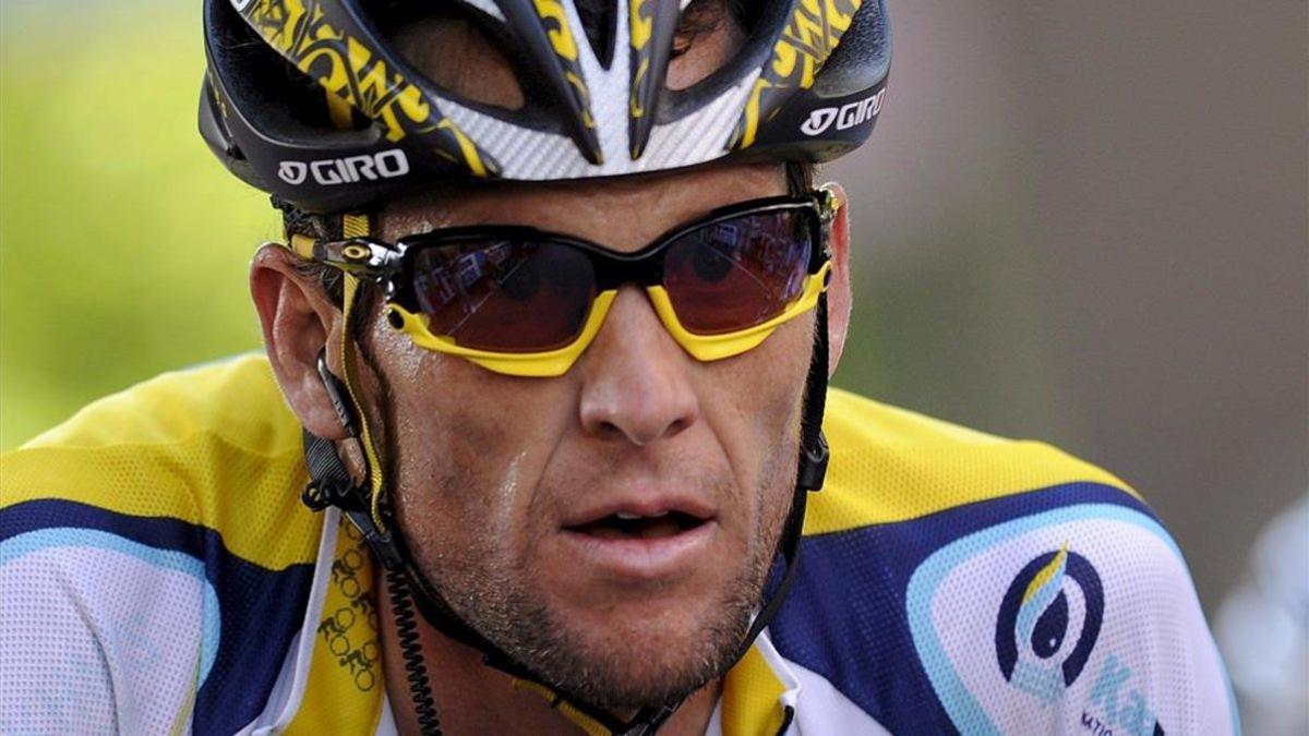 Lance Amstrong en el Giro