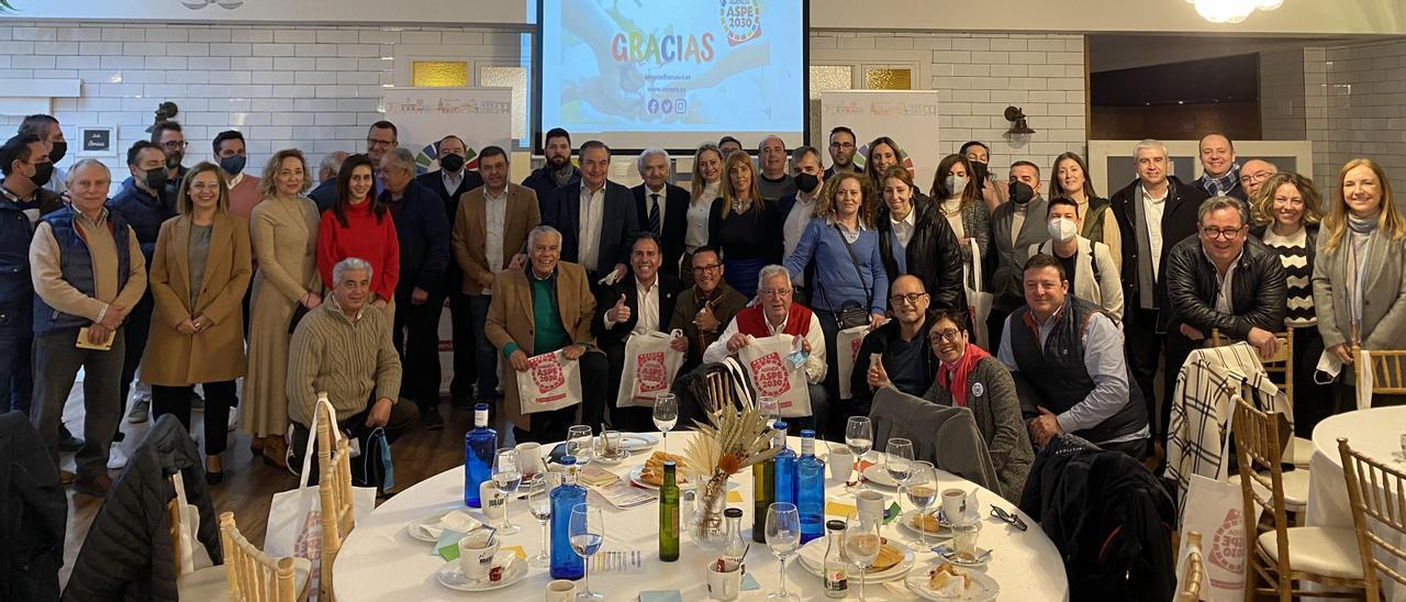 Los participantes en el primer encuentro de la Agenda Urabana 2030 de Aspe.