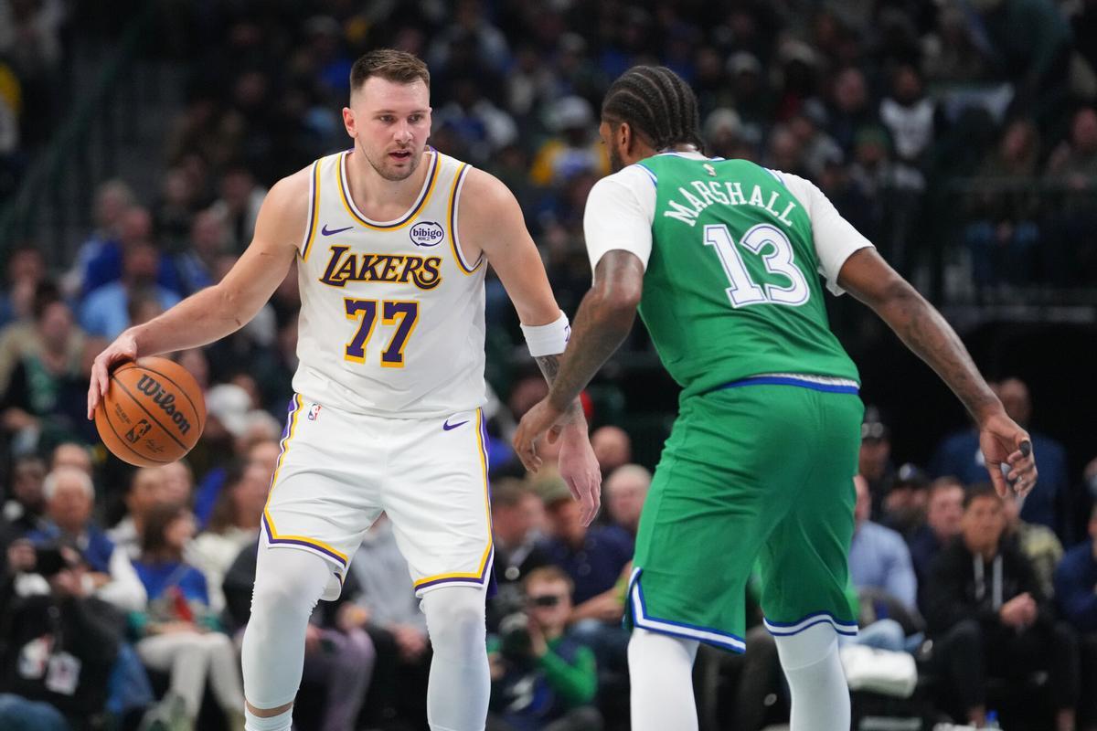 Luka Doncic, durante el partido