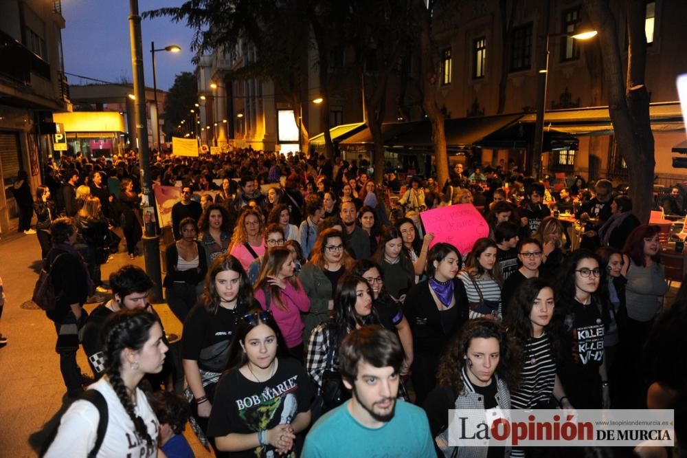 Manifestación en Murcia por el Día Internacional de la Mujer