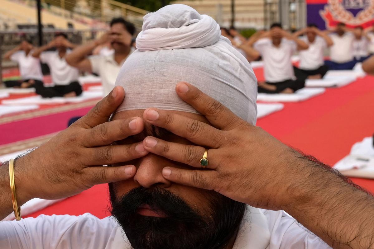 Día Internacional del Yoga en la India