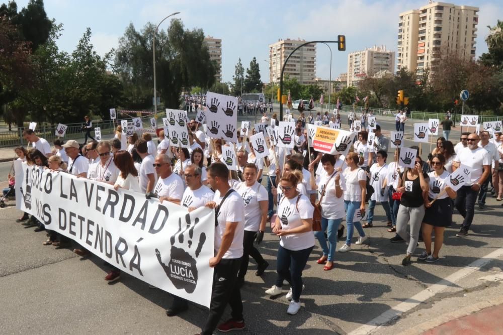 Familiares y amigos de la pequeña fallecida en julio de 2017 en la vía del tren de Pizarra organizan una marcha en Málaga capital para pedir que se sigan investigando la muerte de la niña